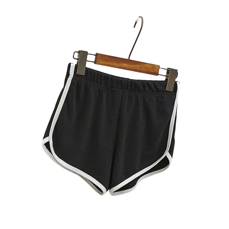 Women's High-Waist Fitness Sports Shorts – Yoga Running Cycling Hot Pants | S–XXXL (12 Colors)