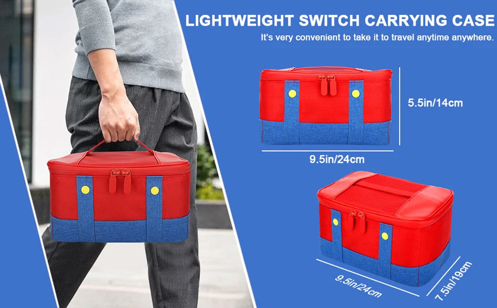 Large Carrying Protective Case for Nintendo Switch OLED Console Pro Controller Travel Storage Bag Case For Switch Accessories