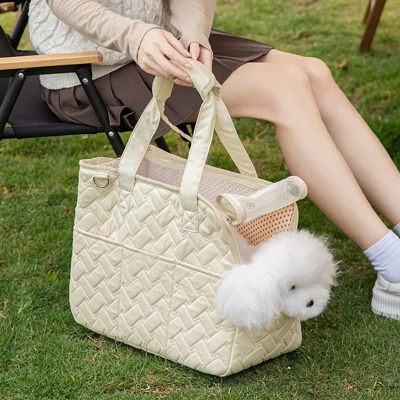Handheld Pet Travel Bag - Breathable Car Carrier up to 6.5 kg – photo 2