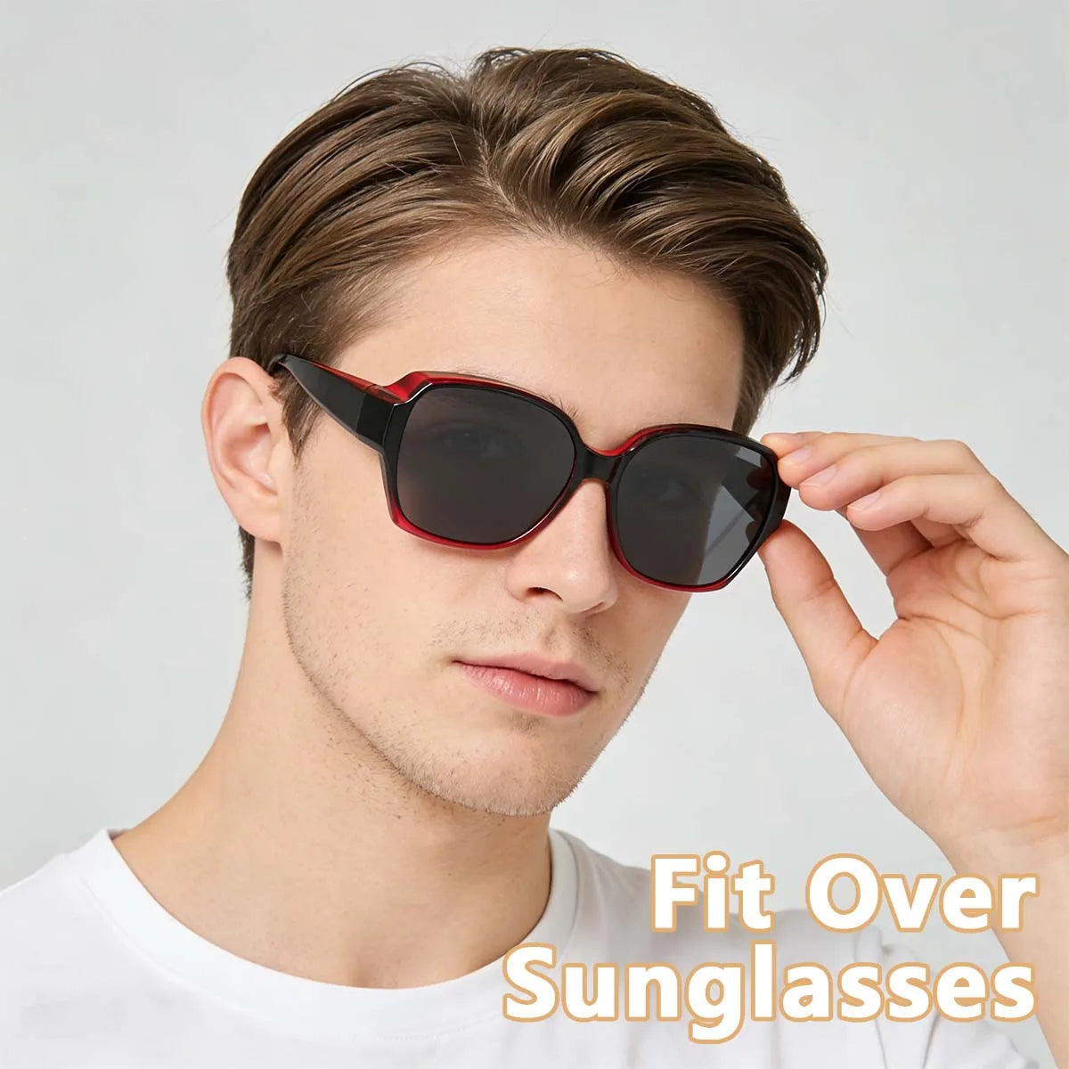 Fit-Over Sunglasses — Wrap-Around UV400 for Prescription Glasses