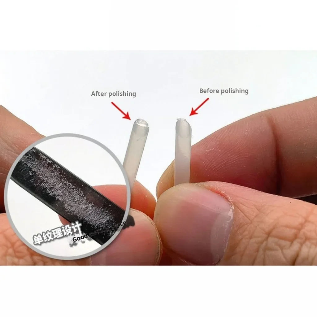 MS054 13.5x90mm Model Mirror Polished Glass File Assembly Model Building Tools for Gundam Military Grinded Tool Hobby DIY