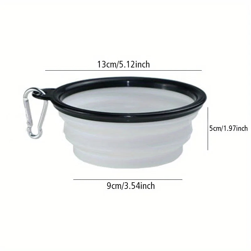 Collapsible Silicone Dog Bowl - Portable Travel Water Bowl – photo 7