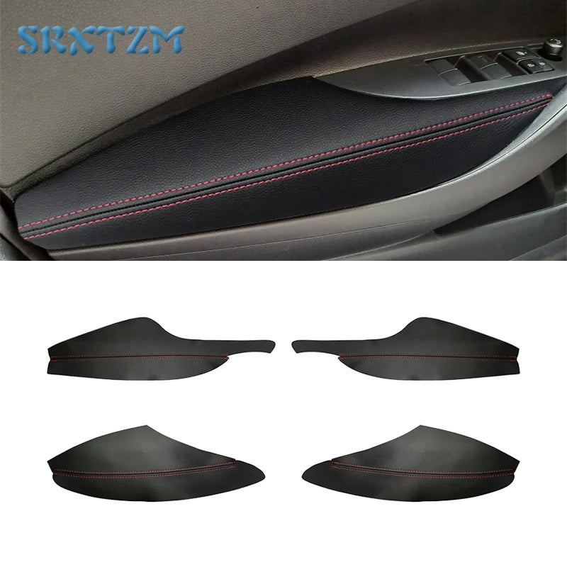 Door Armrest Cover For Toyota Corolla 2019-2022 Microfiber Leather Car Door Armrest Panel Skin Cover Trim