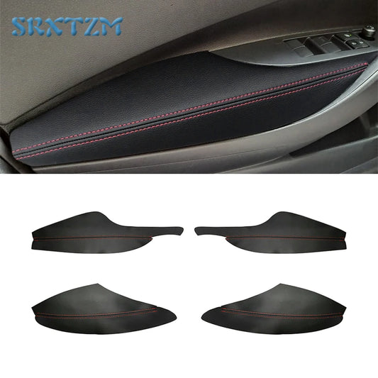 Door Armrest Cover For Toyota Corolla 2019-2022 Microfiber Leather Car Door Armrest Panel Skin Cover Trim