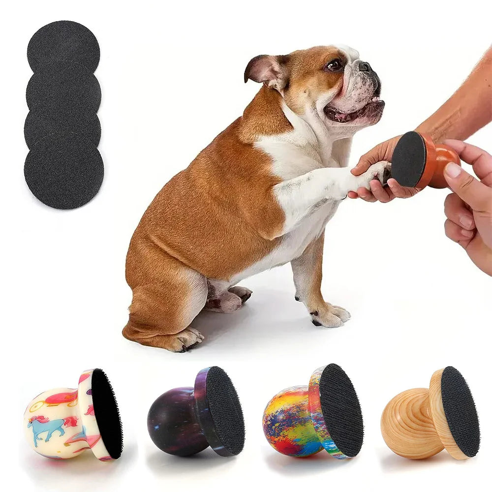 Handheld Pet Claw File - Stamp-Style Sandpaper Nail Pad
