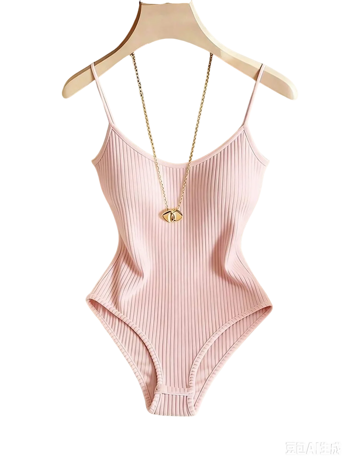 Women's spaghetti strap basic bodysuit — view 6 of 36