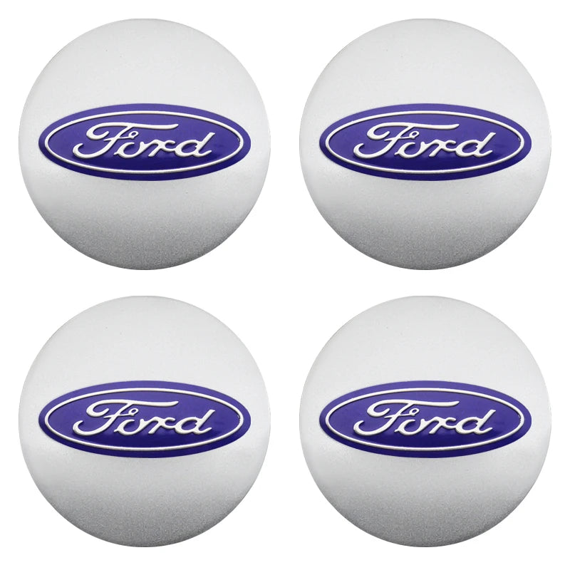 4Pc 56mm 60mm 54mm Car Wheel Center Hub Cap For Ford Fiesta Mondeo Fusion Explorer Escape Focus Kuga Rim Cover Sticker Accessory