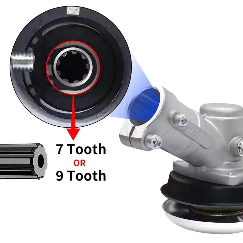 26mm/28mm tooth mower 7/9 teeth gearbox gear head brush mower lawn mower gear head replacement lawn mower parts gardening tool