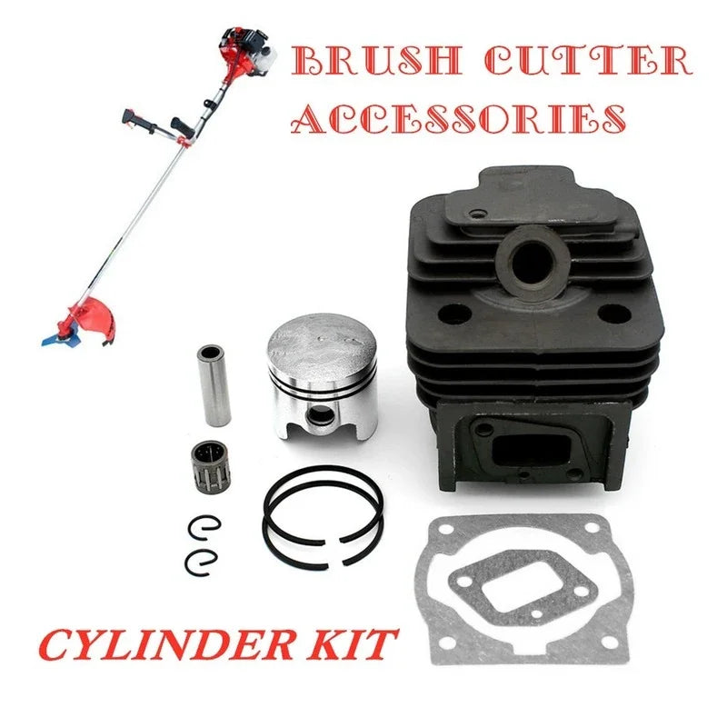 Garden Equipment Replacement 44mm & 40mm Cylinder Piston Kit for 44-5 & 40-5 Brush Cutter Engine 44F 5 & 40F 5
