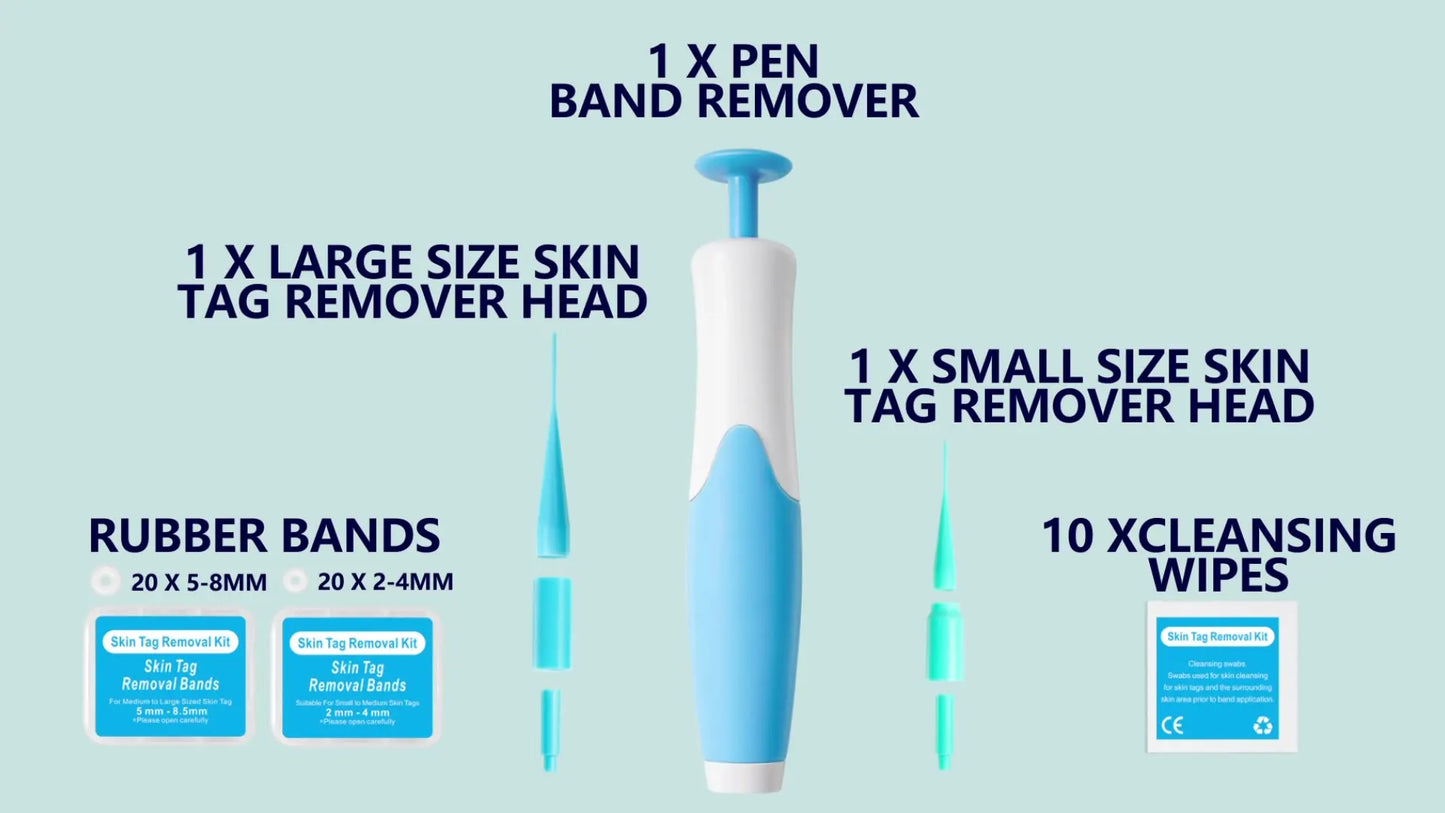 2 IN 1 Auto Micro Skin Tag Remover Device Standard And Micro Skin Tag Removal Kit Adult Mole Wart Remover Face Care Beauty Tools