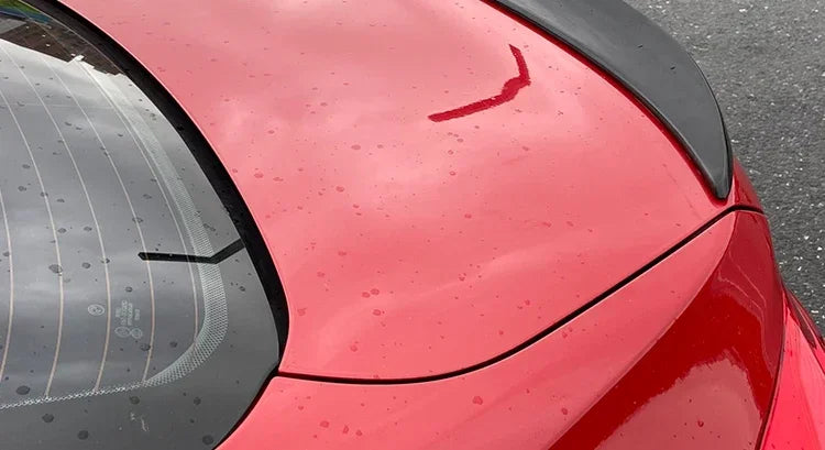 Carbon Fiber Rear Bumper Lip Trunk Wing MP M4 PSM Style Roof Spoiler Kit For BMW 3 Series F30 F31 F35 2026-2026 Gloss Black