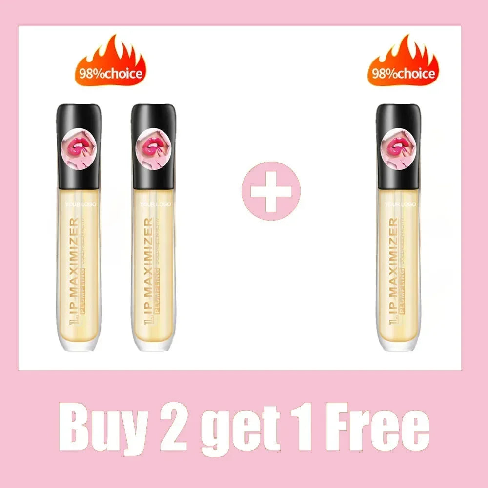 Long Lasting Lip Plumper Oil Serum Instant Volumising Essence Oil Moisturize Repair Lip Fine Lines Increases Elasticity Sexy Lip