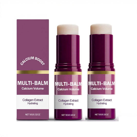 Calcium & Collagen Multi Balm Stick 9g – Anti-Wrinkle, Firming & Moisturizing for Eyes, Neck & Face | CPNP Certified | 1, 2 & 3 Pcs