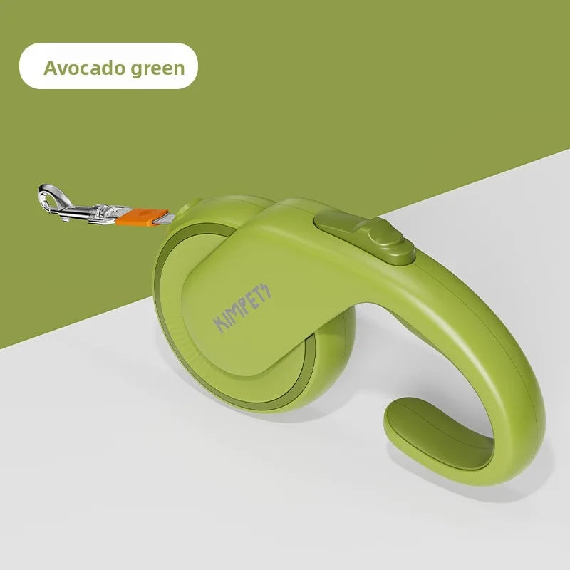 5 m Reflective Retractable Dog Leash - Comfortable Handle