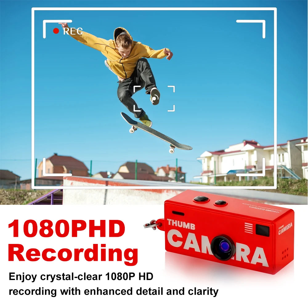 Magecam Retro Keychain Camera — 1080P Mini Digital Camcorder
