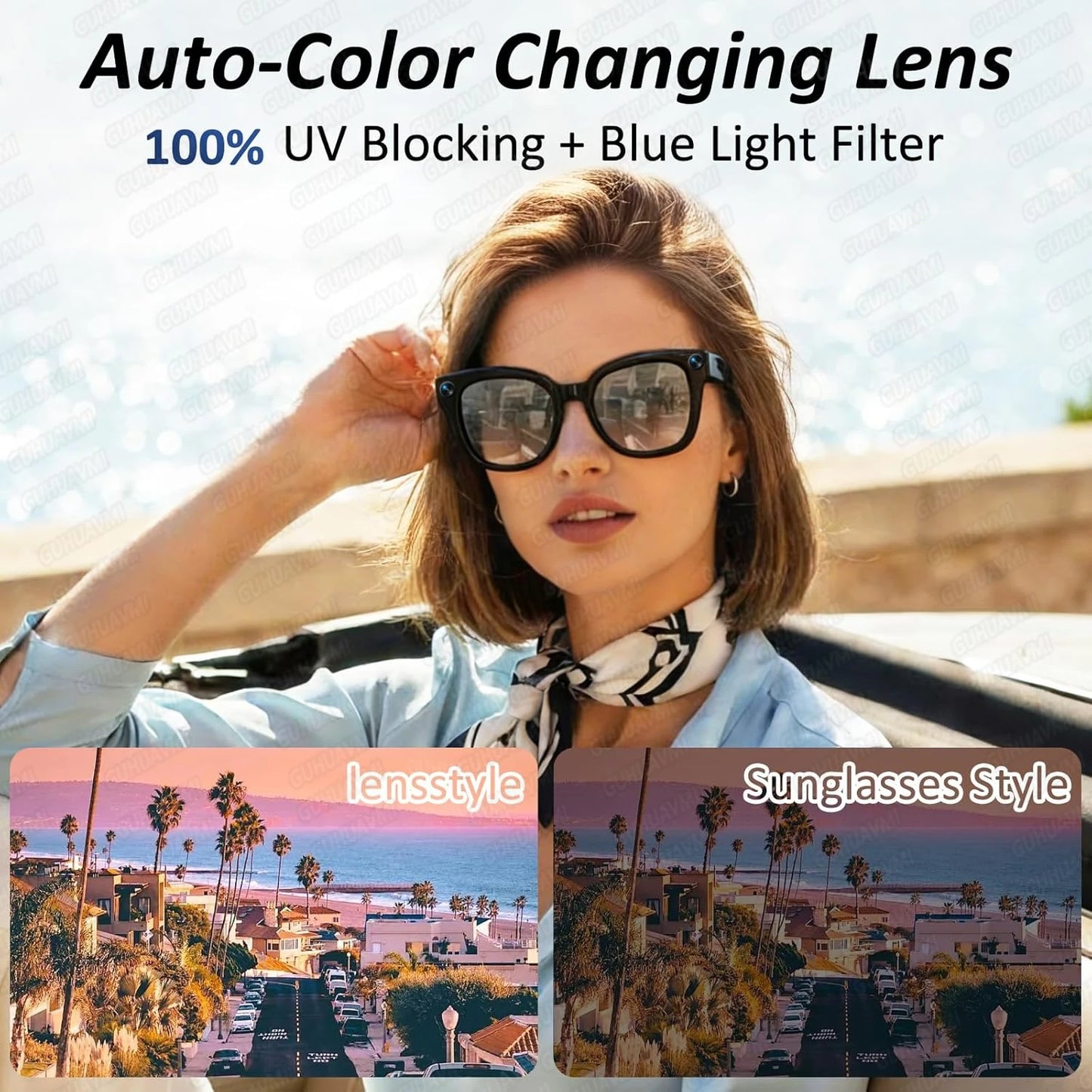 AI Smart Glasses with 4K Camera & Language Translation