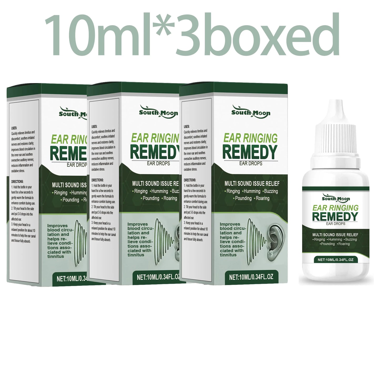 Herbal Ear Cleansing Drops — Gentle Earwax Softening & Ear Care