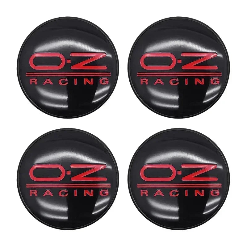 4 pieces 56mm 60mm 65mm 68mm Car Wheel Center Cap Logo Hub Badge Rims Cover For OZ RACING/BBS/Opel multiple sign Styling