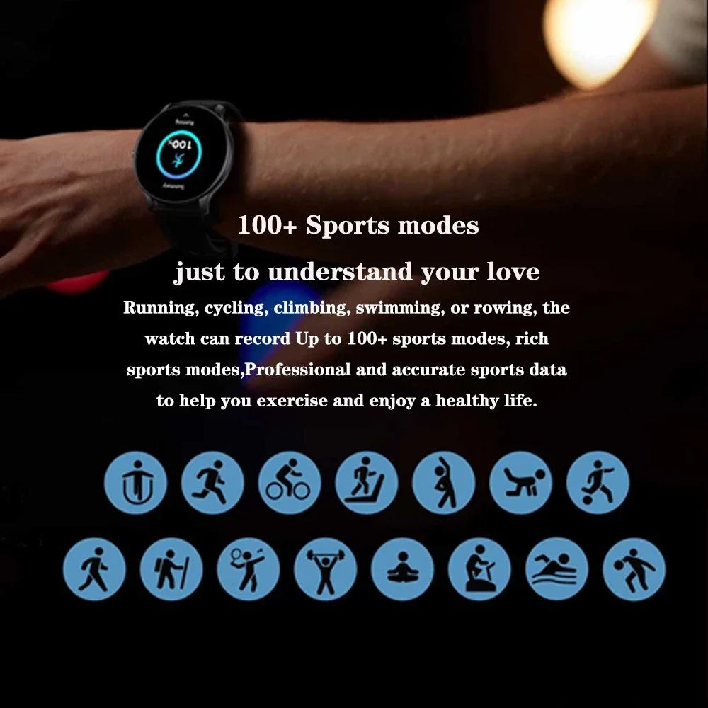 LAXASFIT 2026 New Fashionable Men's Smart Watch Wireless Call Digital Fitness Tracker Sports Smartwatch For Women's Android iOS