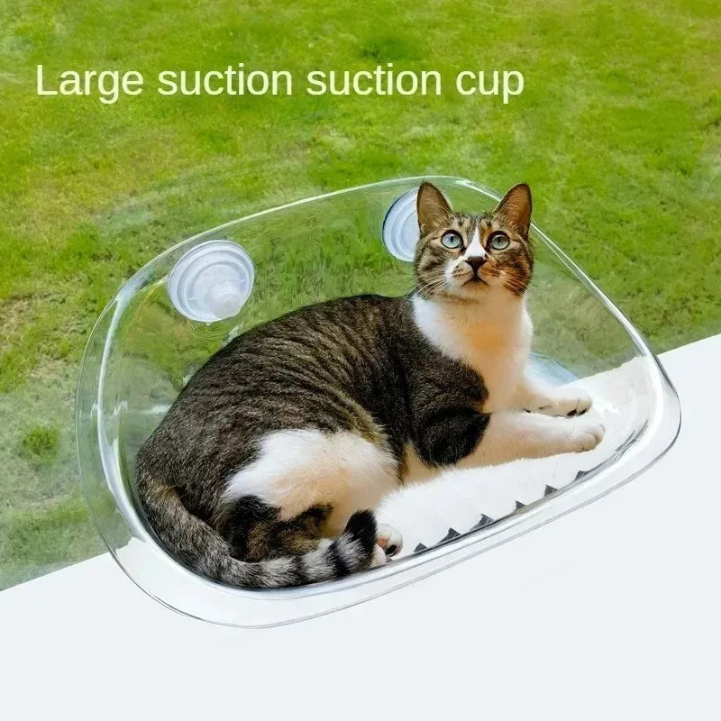 Cat Window Hammock Bed - Hanging Balcony Perch for Kittens – photo 2