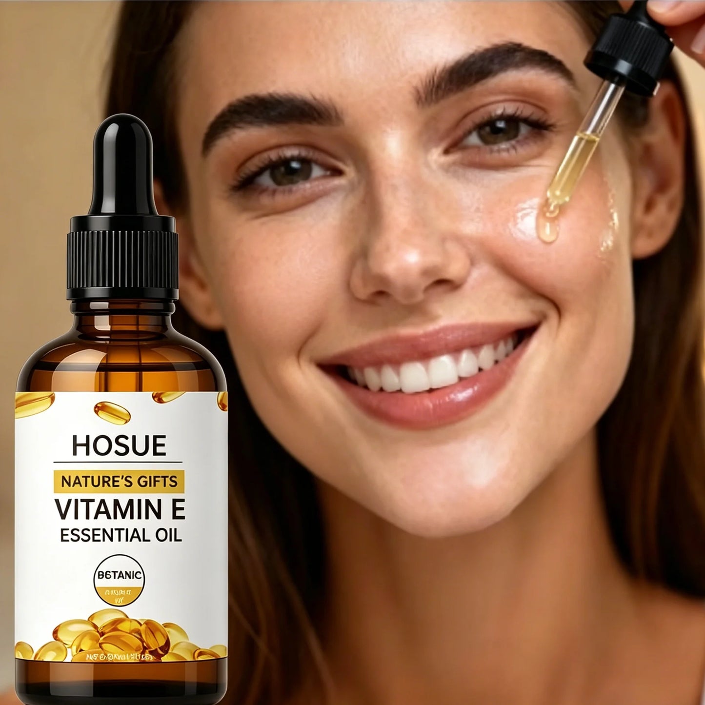 Vitamin E Essence Oil 30ml,Moisturizes Skincare And Soothing Barrier,Refreshing And Non-greasy,Fast-absorbing Essential Oil