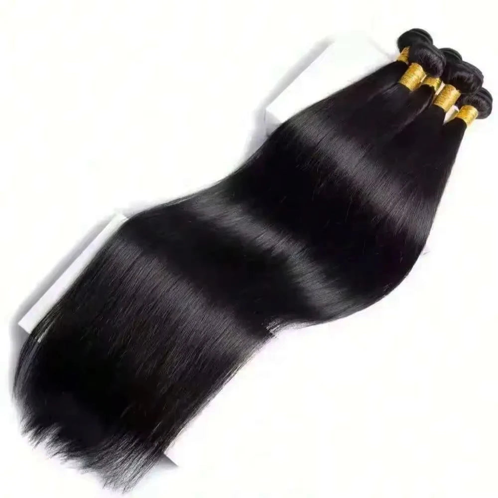 Human Hair Bundles Brazilian Hair Weave Bundles Bone Straight Remy Raw Hair Extensions 3 4 Bundle Virgin Hair Weft 28 30 32 inch