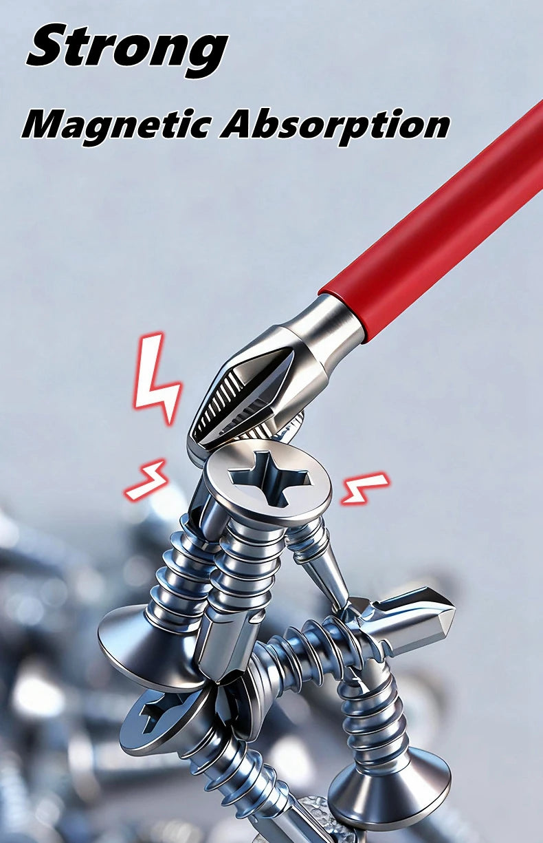 Spring Screwdriver Bits Magnetic PH2 Driver Screw Anti-slip 60/90/110mm 1/4'' Hex Shank Drill Head Electric Repair Tool