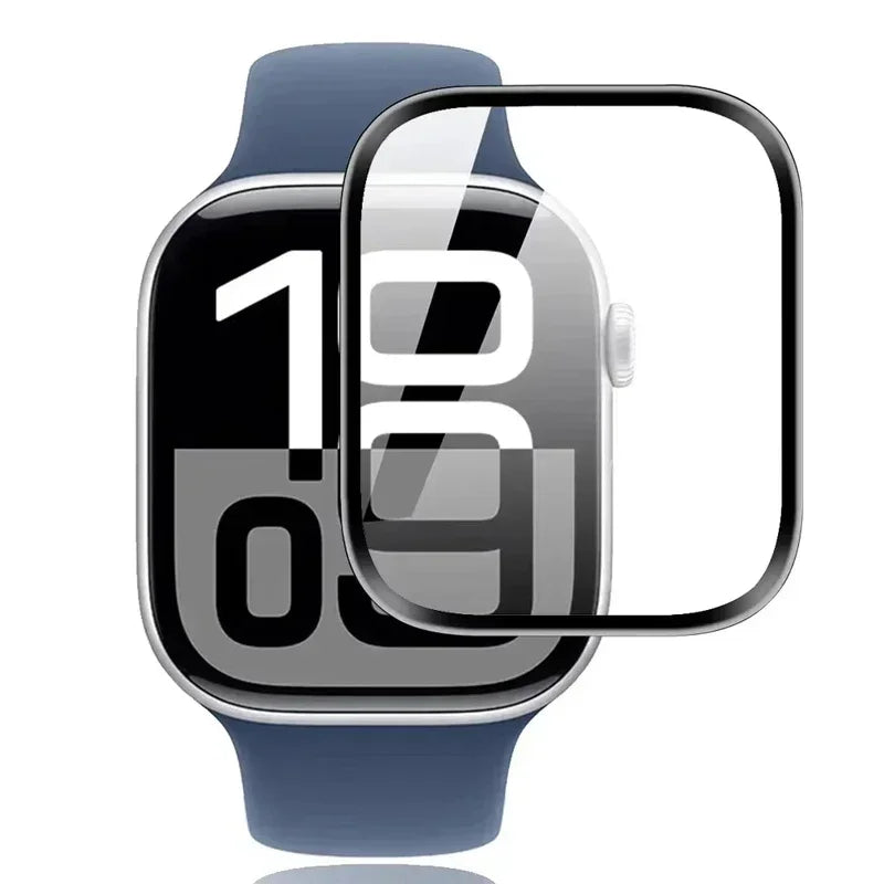 1-5PCS Screen Protector for Apple Watch 10 9 8 7 6 5 40MM 41MM 42MM 44MM 45MM 46MM Not Tempered Glass Film IWatch Ultra 2 49MM