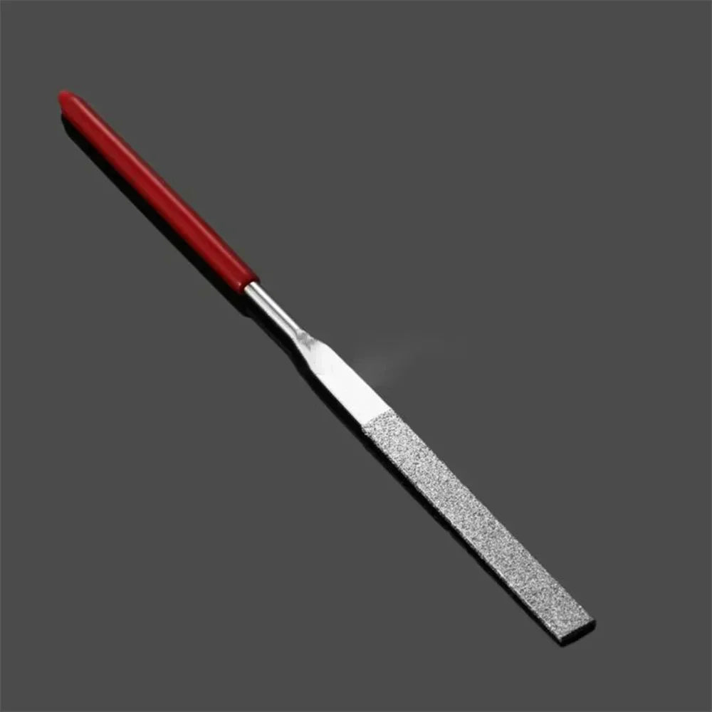 2pcs Diamond File Set DIY Wood Rasp File Needle Jewelry Polishing Tool Metal Stone Grinding Flat Diamond Needle File