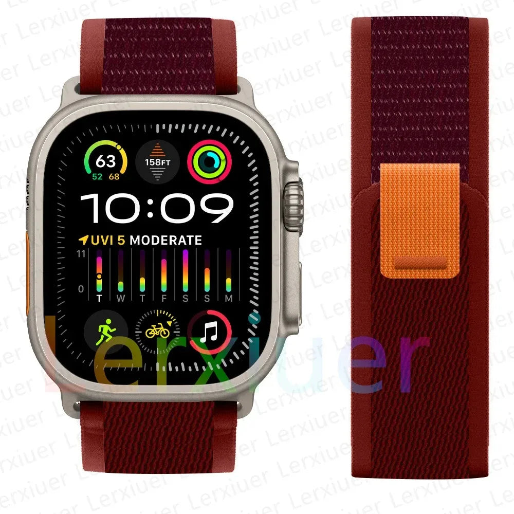 trail loop For apple watch ultra 3 2 Band 49mm 44mm 40mm 45mm 41mm 42mm correa bracelet iWatch series 7 se 8 9 10 11 46mm straps