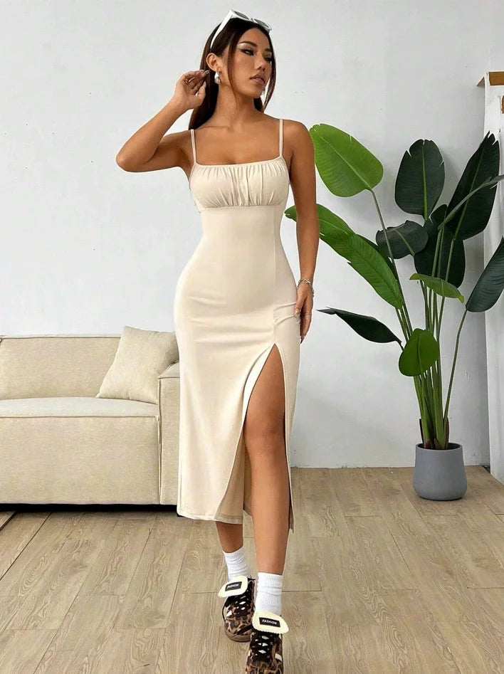 Slit Cami Dress: Your Daily Essential