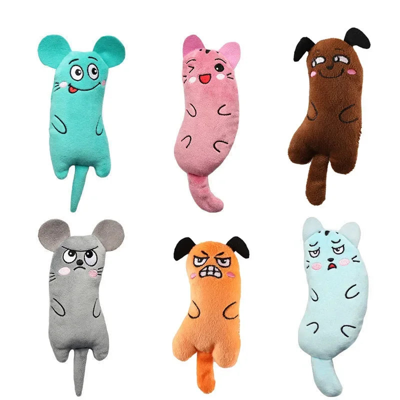 Plush Catnip Cat Toy - Mini Teeth Grinding Squeaky Toy – photo 2