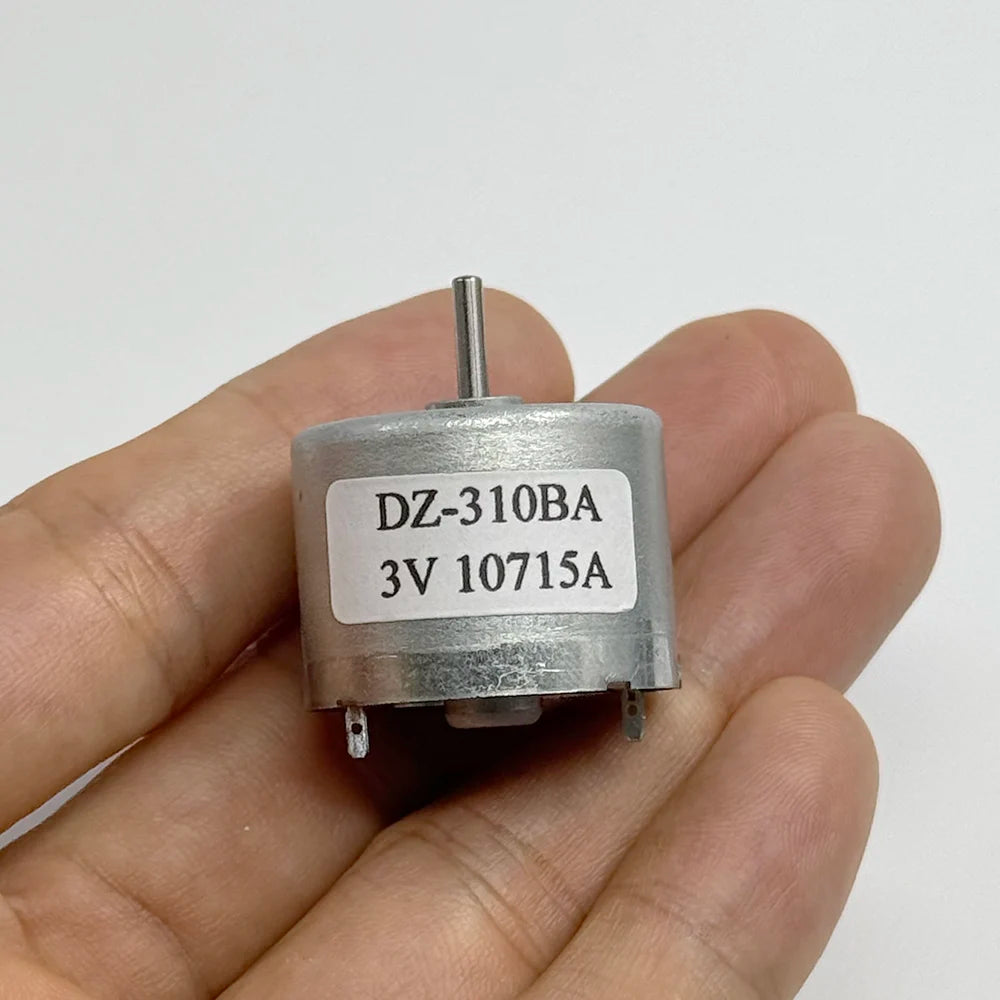 Micro 24mm Round RF-320CA DZ310BA DC 3V-6V 3.7V 5V Mini Electric Motor Low Speed Mute for Toy Model Home Appliance