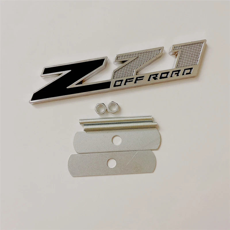 3d Metal Logo Z71 Emblem Car Front Grille Badge Sticker For Chevrolet Tahoe Colorado Cheyenne Chevy Silverado Z71 Accessories