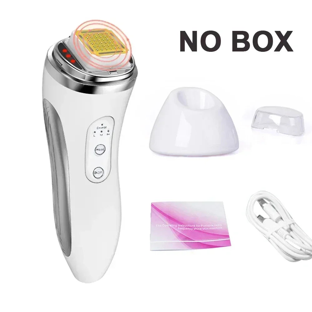 RF Radio Frequency Face Lifting Device Dot Matrix Beauty Massager Home Wrinkle Remover Skin Tightening Facial Massage Machine, women