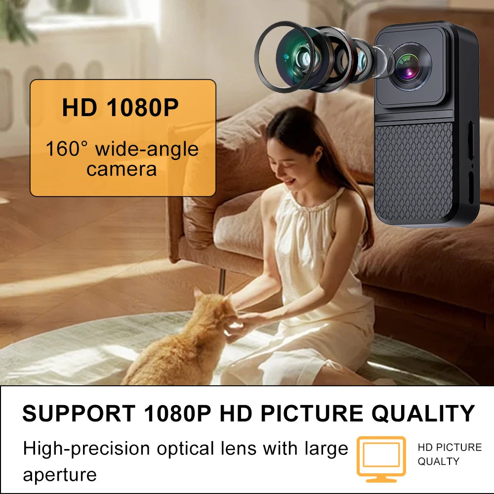 BORME 1080P Pet Collar Camera — No WiFi Needed, for Dogs & Cats