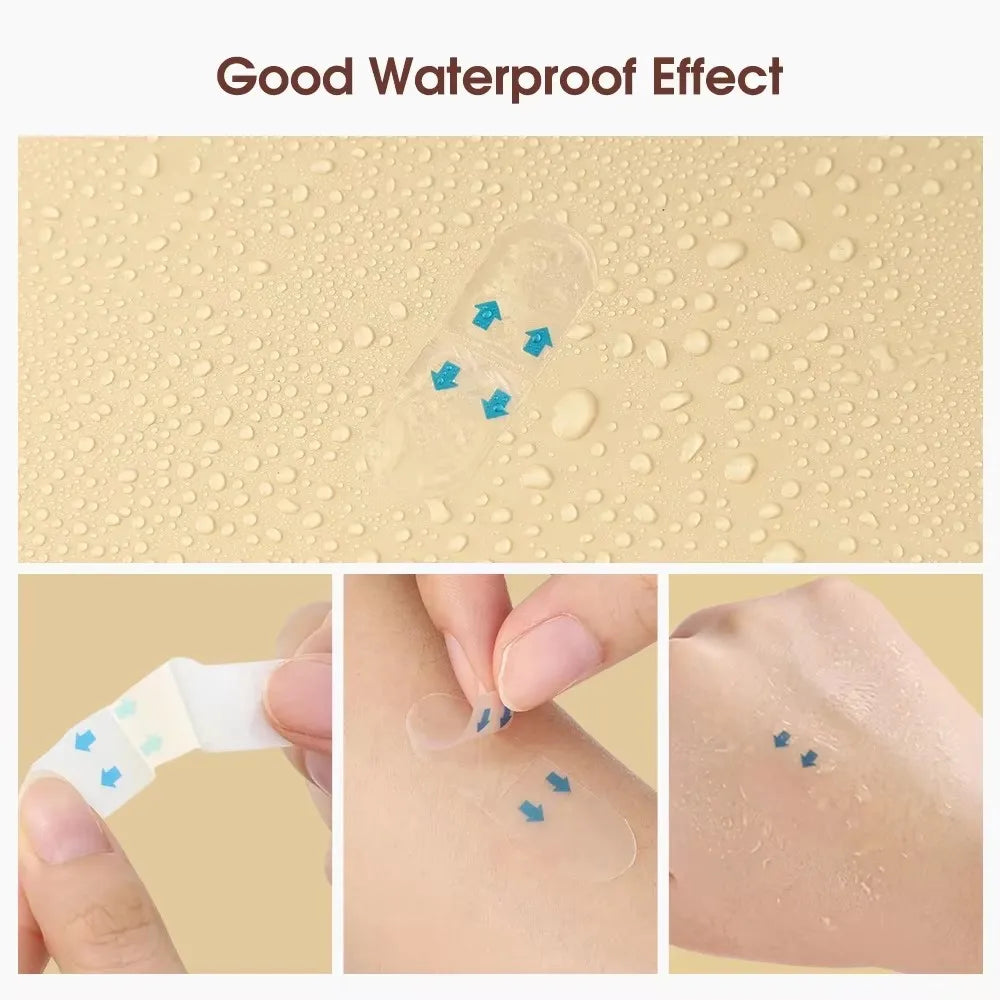 40/120PCS V-Shape Face Wrinkle Sagging Skin Adhesive Tape Lifting Face Stickers Invisible Transparent Thin Face Patche Lift Tool