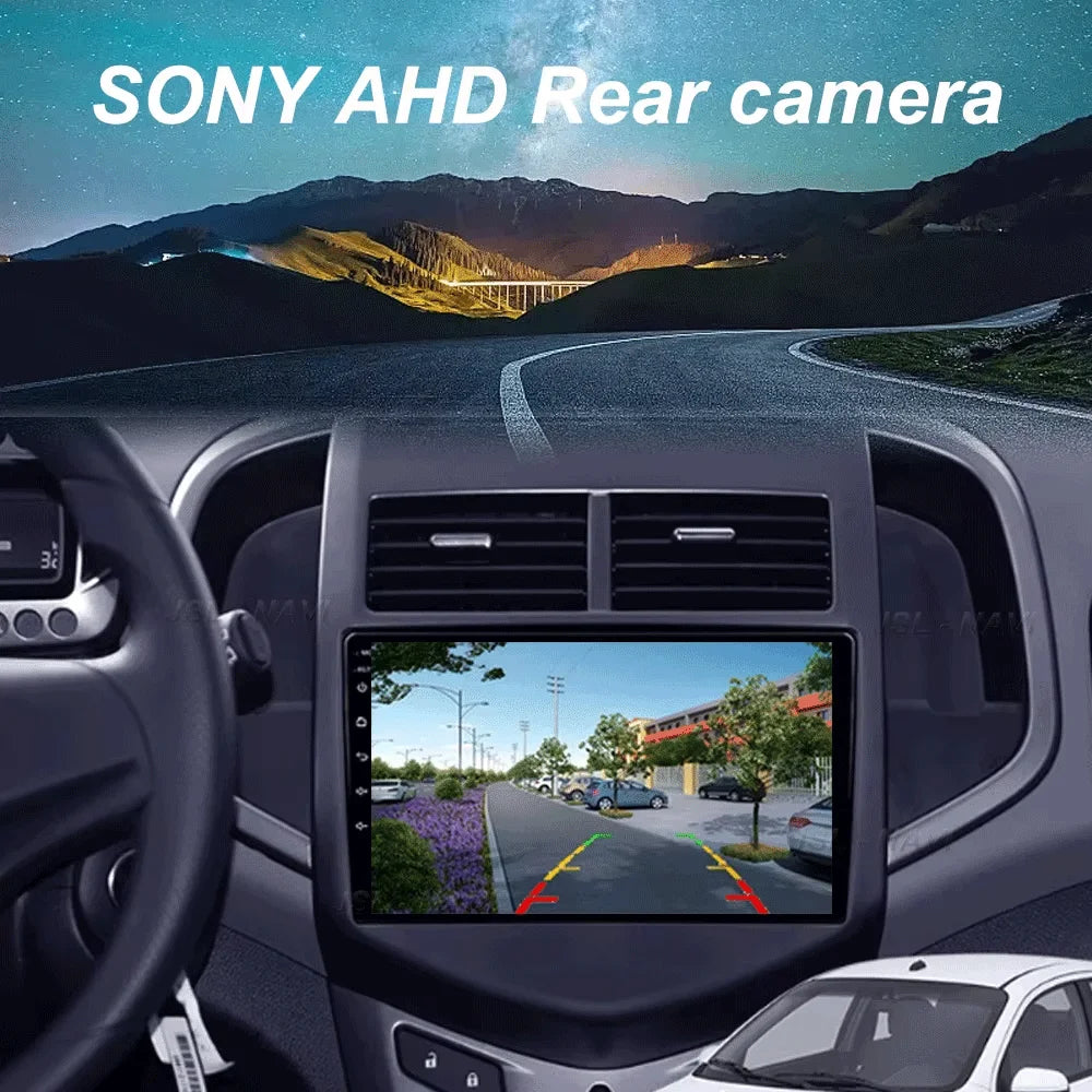 Android 16 Car Radio CarPlay Auto Multimedia Player For Chevrolet Aveo 2 Sonic T300 2011-2015 Navigation GPS 2din Stereo Audio