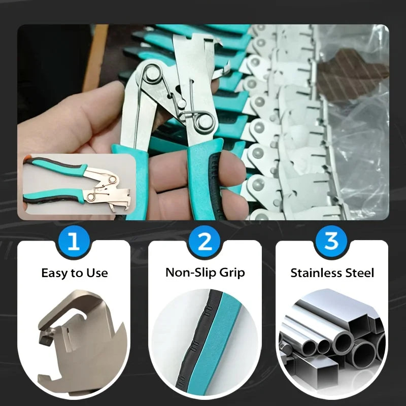 Auto Plastic Clip Pliers Compatible for Car Removal Tool,Plastic Bolt Remover with Clip Extractor for Door Panels
