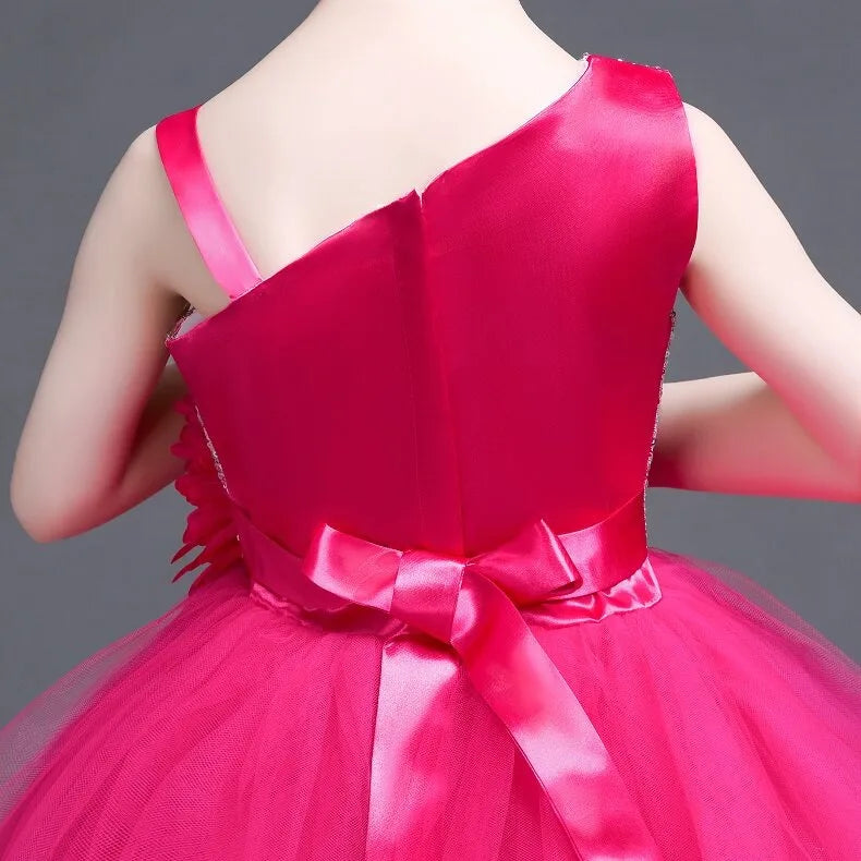 Girls multicolor modern dance dress
