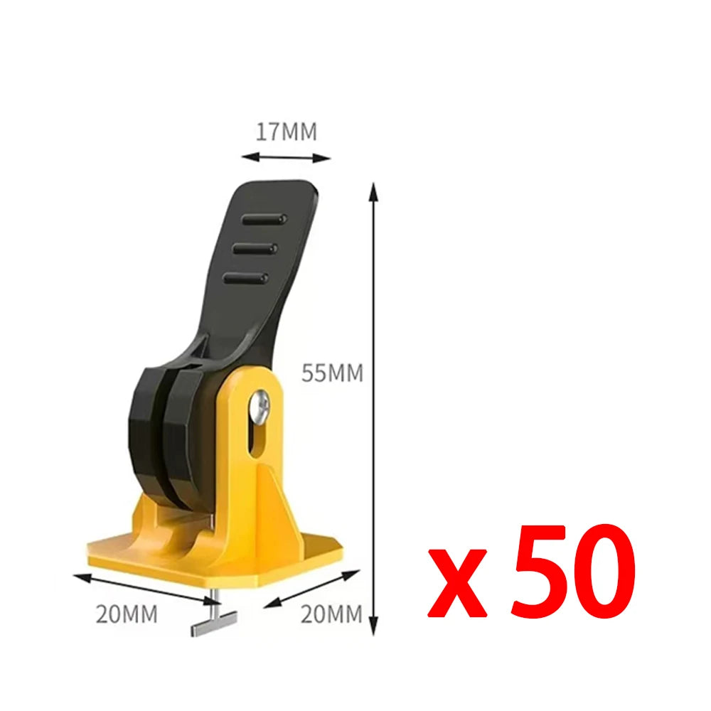 Tile Leveling System Clips, 50 Pieces