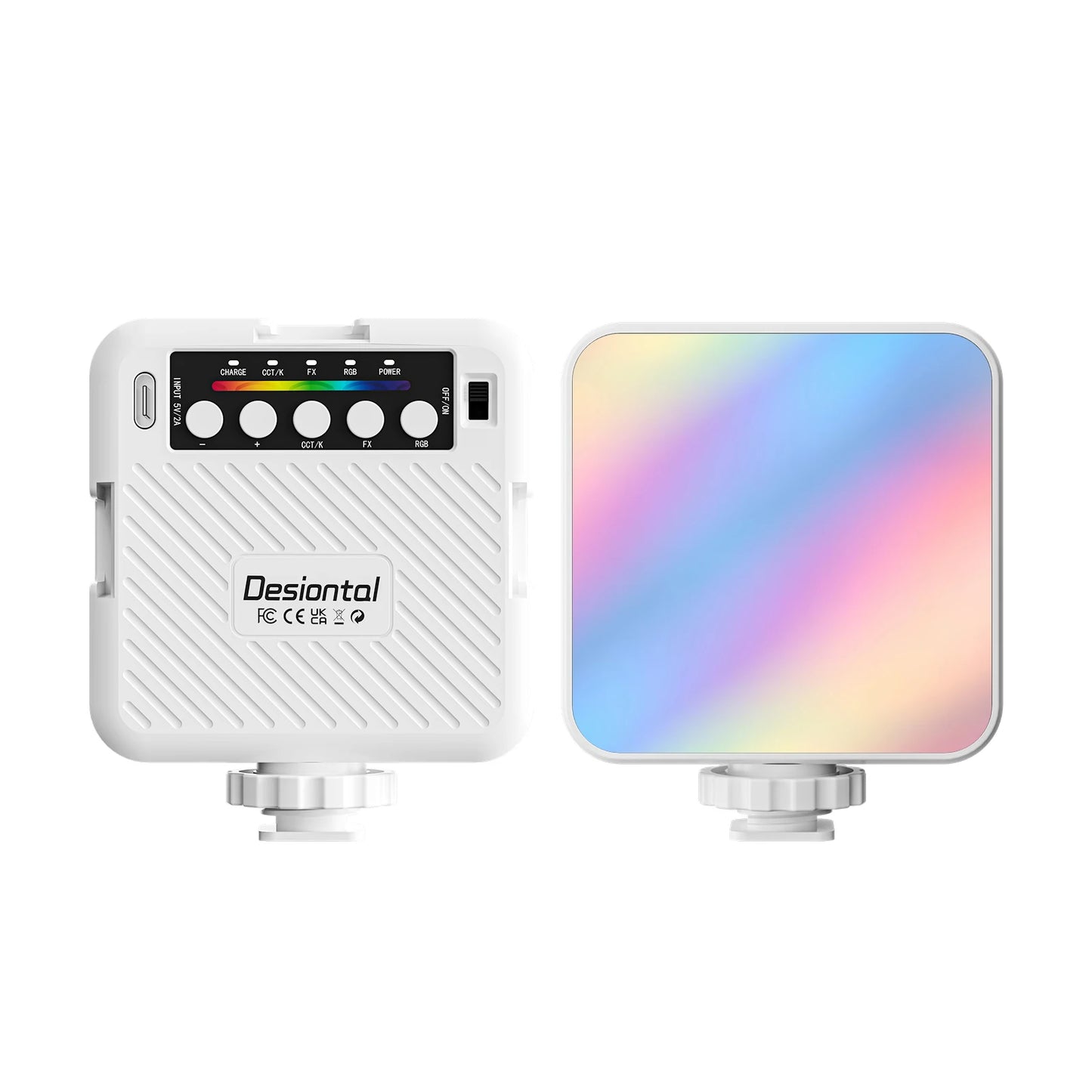 X1 RGB Video Lights Mini LED Camera Light 3000mAh Rechargable LED Panel Lamp Photo Video Lighting for Youtube Tik tok