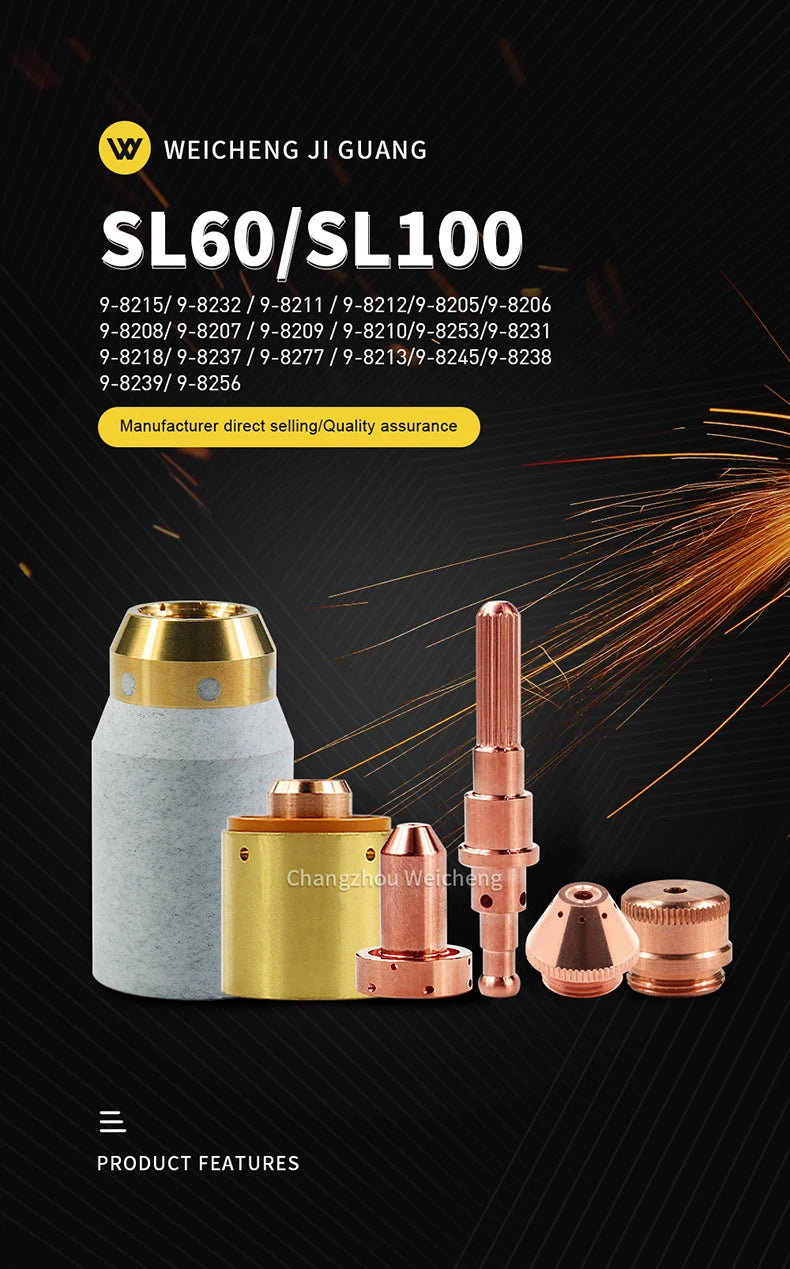 Thermal Dynamics Plasma Consumable Electrode 9-8215 9-8212 Nozzle 9-8208 9-8211 9-8210 9-8206 Shield 9-8239  9-8238