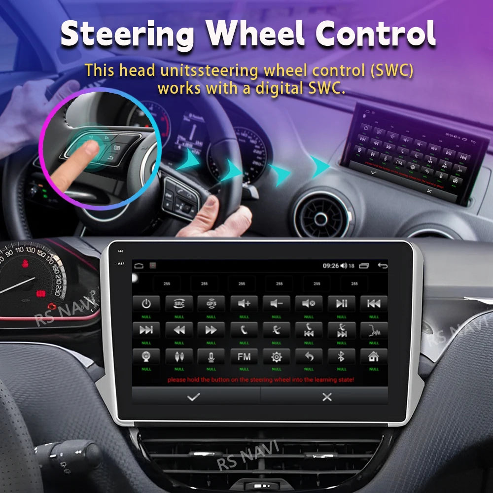 Android 16 Navigation Multimedia Player For Peugeot 2008 208 Series 2012 2013 2014 - 2018 Carplay Auto Stereo BT video Car radio