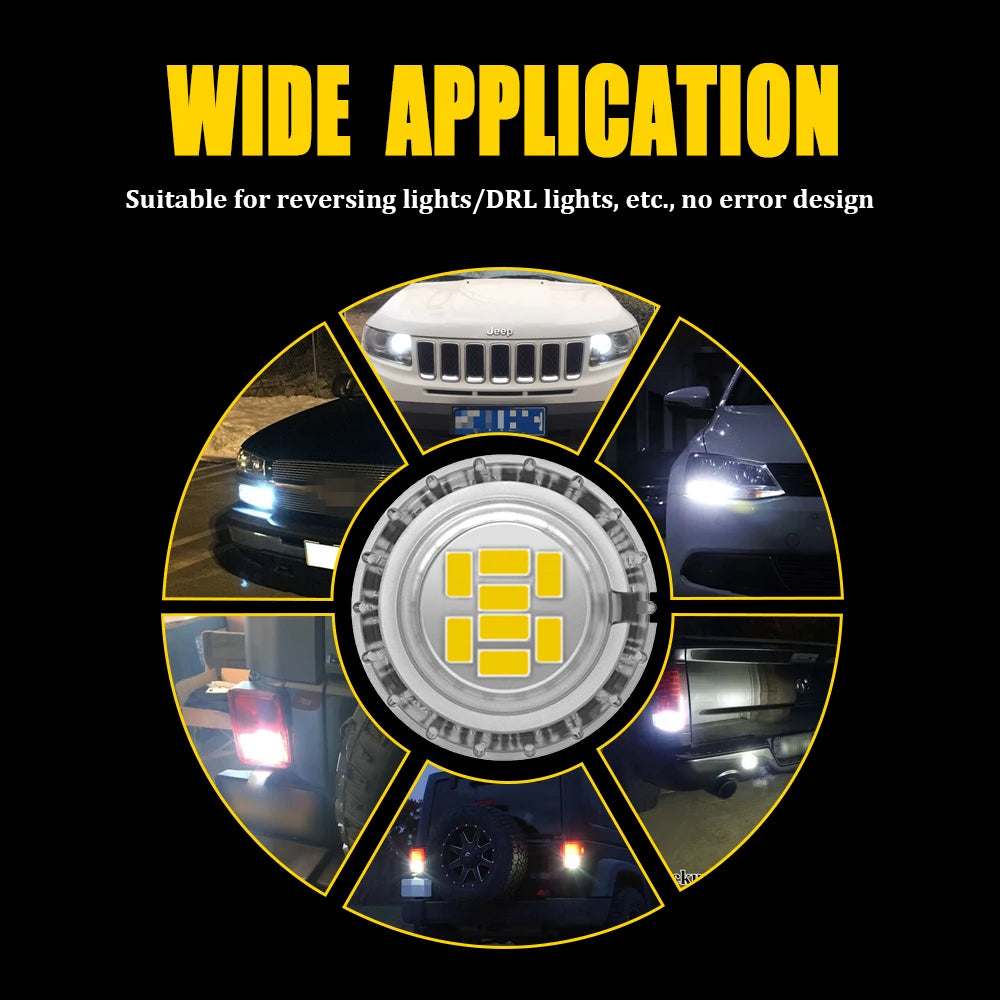 3157 LED Daytime Running / Brake / Reverse Bulbs (2-Pack)