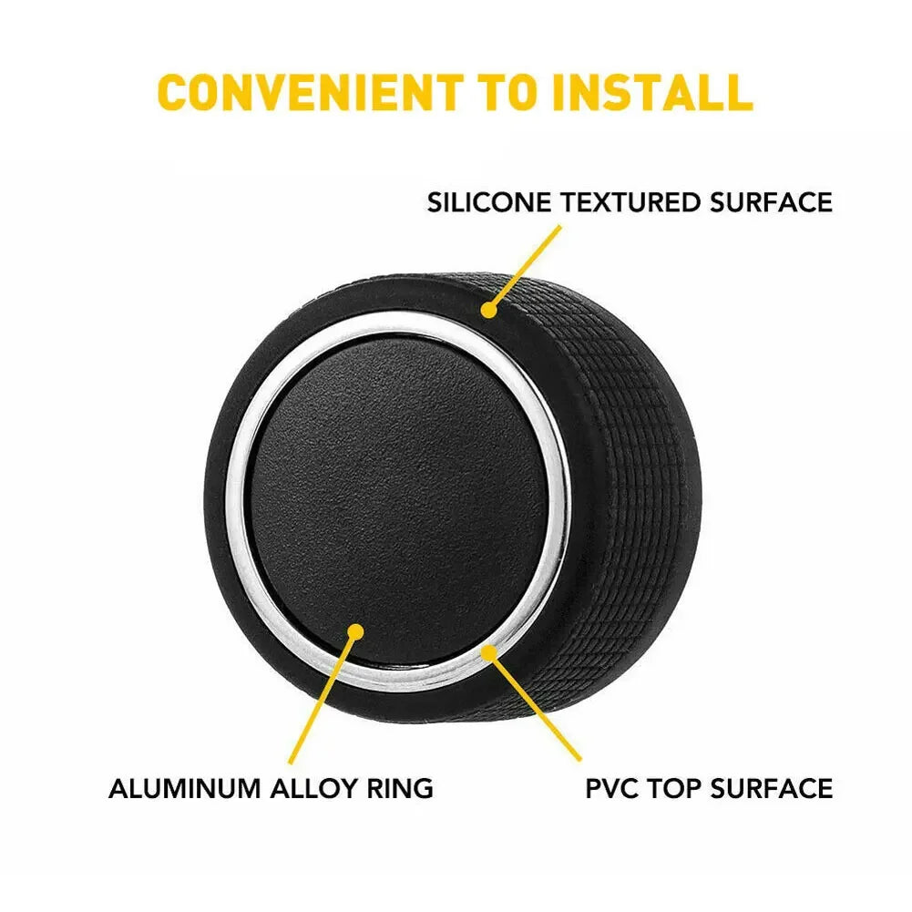 1/2Pcs Car Rear Radio Audio Volume Control Knob Replacement for Chevrolet Silverado Tahoe GMC Acadia Sierra Yukon 2007-2013