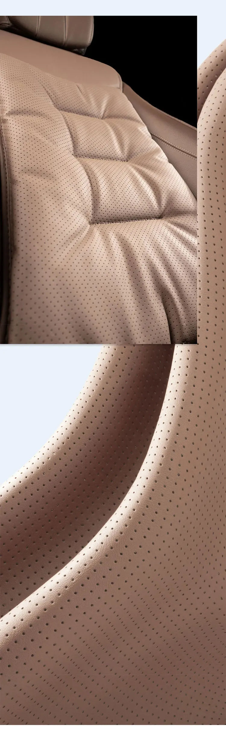 Universal Car Seat Cover – Leather Waist Cushion & Seat Protection Pad for All Seasons
