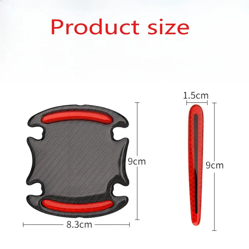 8Pcs Car Door Handle Protective Film – Anti-Scratch Transparent Paint Protection Stickers