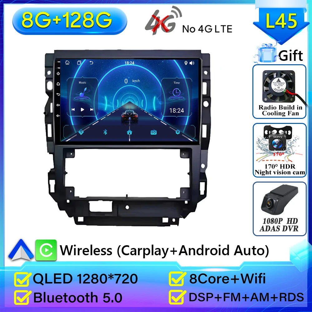 Android 16 For Volkswagen Golf 4 Mk4 Jetta 2004 - 2008 Car Radio Carplay Multimedia Player GPS Navigation Wifi Video Stereo 2din