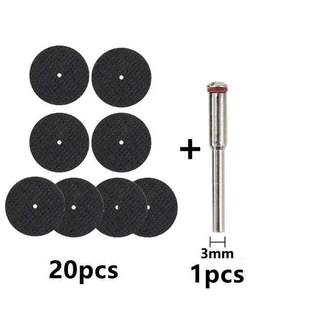 11/21/54pcs Abrasive Cutting Disc 32mm With Mandrels Grinding Wheels For Dremel Accesories Metal Cutting Rotary Tool Saw Blade